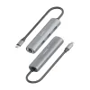 USB šakotuvas Aisens ASUC-4P038-GR Pilka
