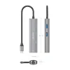 USB šakotuvas Aisens ASUC-4P039-GR Pilka