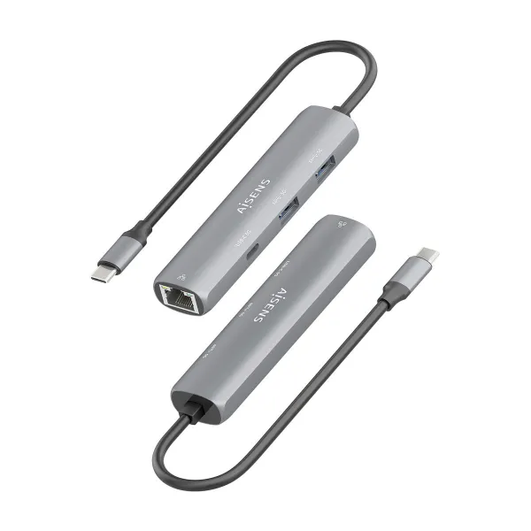 USB šakotuvas Aisens ASUC-4P039-GR Pilka