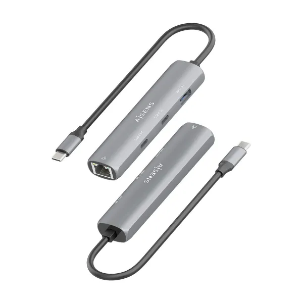USB-разветвитель Aisens ASUC-4P040-GR Серый