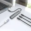 USB šakotuvas Aisens ASUC-4P041-GR Pilka