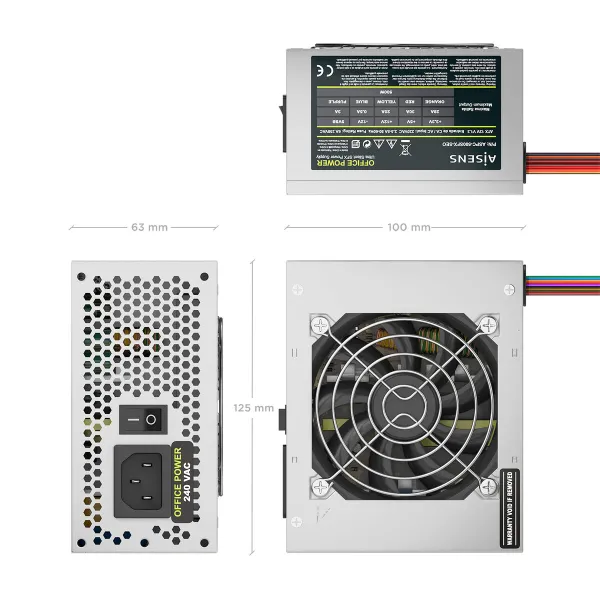 Power supply Aisens ASPC-500SFX-SEO 500 W