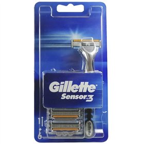 Gillete Sensor 3 Razor And 6 Refill