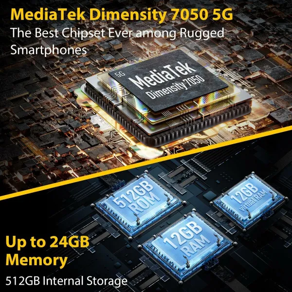 Smartphone Ulefone ARMOR 30 6,67" Mediatek Dimensity 700 12 GB RAM 512 GB Black