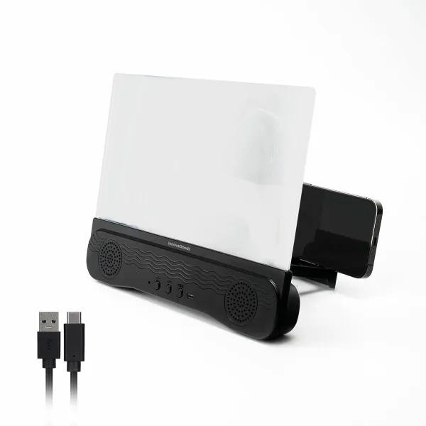 Rechargeable Screen Magnifier with Speaker for Mobile Phones Screenier InnovaGoods