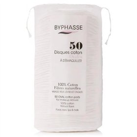 Byphasse Discos Algodón Ovales Desmaquillantes 50 U