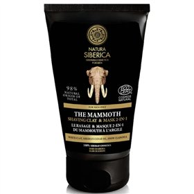 Natura Siberica The Mammoth Shaving Clay And Mask 2 In 1 150ml