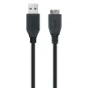 USB 3.0 A - Micro USB B kabelis NANOCABLE 10.01.110-BK
