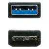 USB 3.0 A - Micro USB B kabelis NANOCABLE 10.01.110-BK