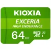 Mikro SD Atmiņas karte ar Adapteri Kioxia Exceria High Endurance Klase Nr. 10 / Klase 10 UHS-I U3 Zaļš