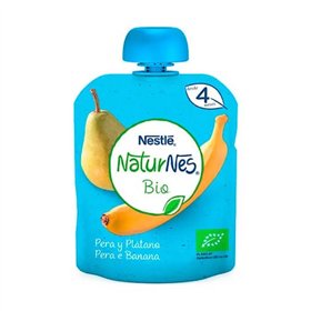 Nestlé Naturnes Bio Pear Banana 90g bag