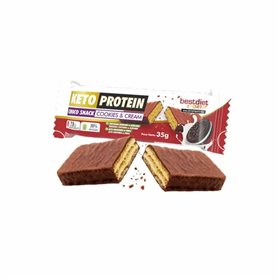 Keto Protein Choco Snack Cookies And Cream 35g
