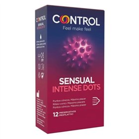 Sensual Control Intense Dots 12 Préservatifs