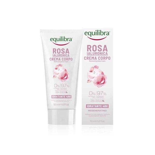 Equilibra Rose Hialuron Body Cr 150ml