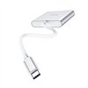 Adapter Hoco HB14 Type-C to USB-A+HDMI+Type-C silver