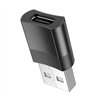 Adapteris Hoco UA17 USB-A to Type-C juodas