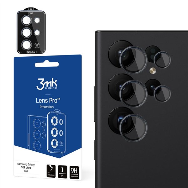 Tempered glass for camera 3mk Lens Pro Samsung S918 S23 Ultra 5G