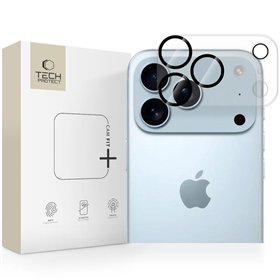 Tempered glass for camera Tech-Protect Cam Fit+ Apple iPhone 17 Pro clear
