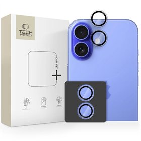 Tempered glass for camera Tech-Protect CamRing Fit+ Apple iPhone 17 clear