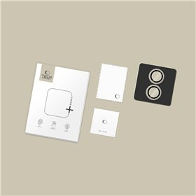 Tempered glass for camera Tech-Protect CamRing Fit+ Apple iPhone 17 clear