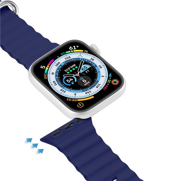Strap Dux Ducis OceanWave Series Apple Watch 38/40/41mm Blue