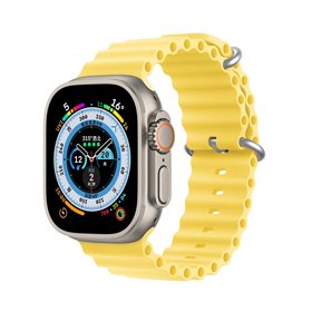 Strap Dux Ducis OceanWave Series Apple Watch 42/44/45/49mm Yellow