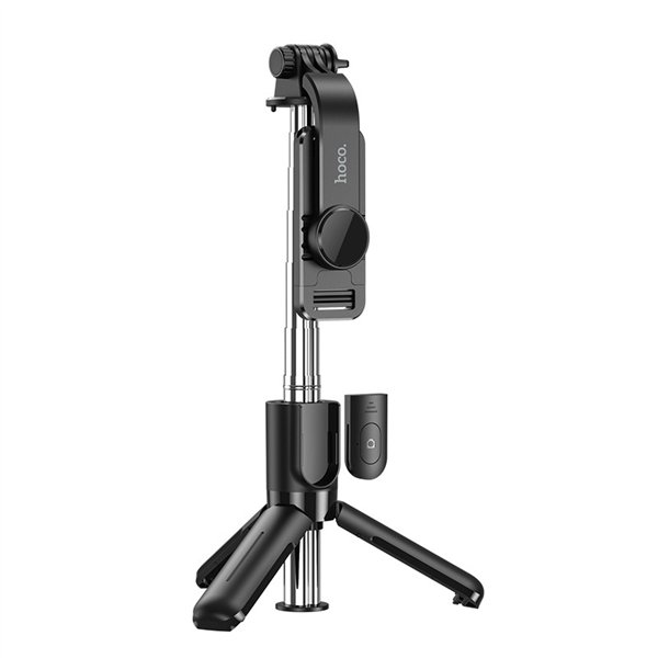 Asmenukių lazda Hoco K17 Mini su trikojo funkcija juoda