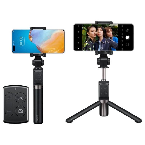 Selfie stick Huawei CF15 Pro whit remote control and tripod function black