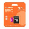 Memory card ADATA microSD 32GB (UHS-I Class 10) + SD adapter