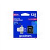 Memory card Goodram microSD 128Gb (class 10) + SD adapter + OTG cardreader