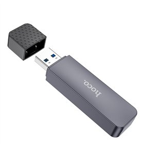 Memory card reader Hoco HB45 2-in-1 USB2.0 grey