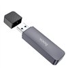 Memory card reader Hoco HB45 2-in-1 USB2.0 grey