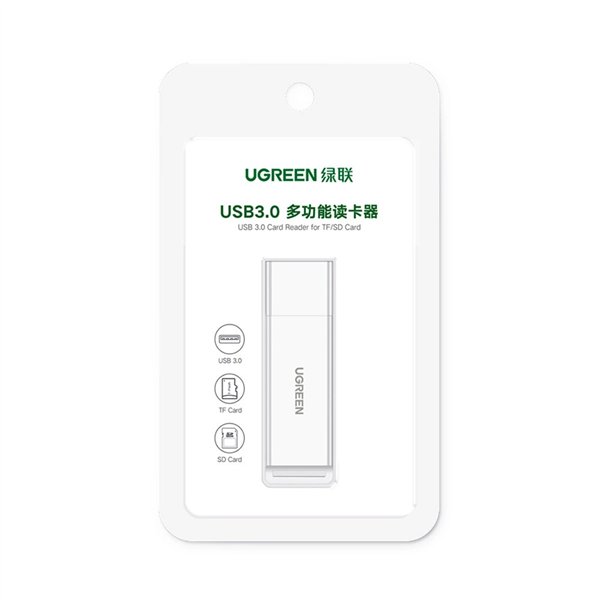 Memory card reader Ugreen CM104 USB-A 3.0 to TF/SD (40752) black