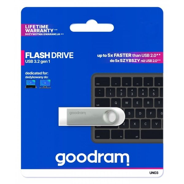 Atmintinė Goodram UNO3 64GB USB 3.2 gen.1