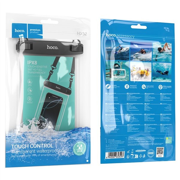 Hoco HX52 Tribute Mobile Phone Waterproof Bag black