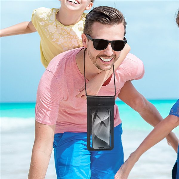 Hoco HX53 Treasure Mobile Phone Waterproof Leather Bag