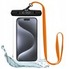 Tech-Protect UWC7 Universal Waterproof Case 6.9 Inch Black/Orange