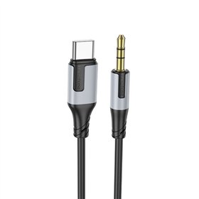 Audio kabelis Borofone BL19 USB-C to 3,5mm juodas