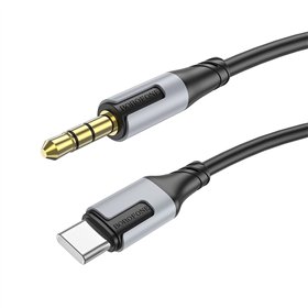 Audio kabelis Borofone BL19 USB-C to 3,5mm juodas