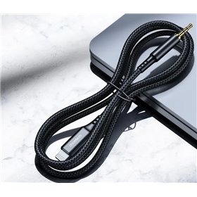 Audio kabelis Choetech AUX009 Lightning to 3,5mm juodas