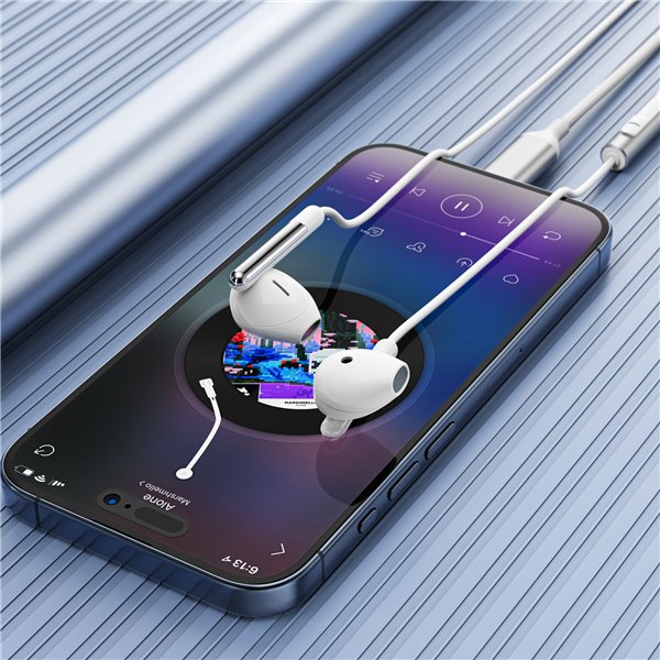 Headphones Acefast L3 USB-C white