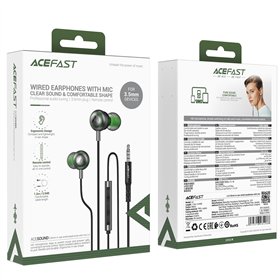 Headphones Acefast L4 3.5mm black