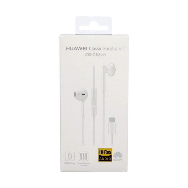 Ausinės Huawei CM33 USB-C baltos