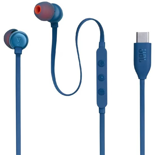 Ausinės JBL Tune 310C USB-C mėlynos