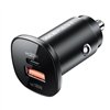 Car charger Acefast B1 Mini 38W USB-C+USB-A black