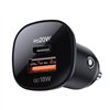 Car charger Acefast B1 Mini 38W USB-C+USB-A black