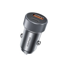 Car charger Awei C-857 33W USB-C/USB-A black