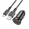 Car charger Borofone BZ18 Quick Charge 3.0 18W + MicroUSB black