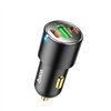 Car charger Hoco NZ6 PD45W 2xType-C/1xUSB-A black
