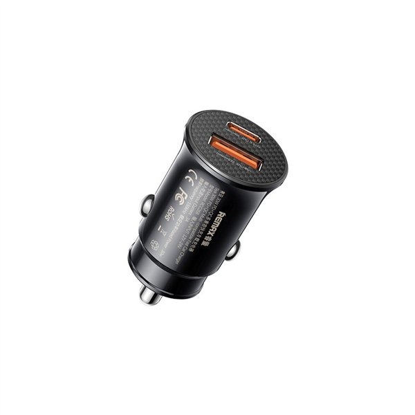 Car charger Remax RCC358 30W USB-C/USB-A black